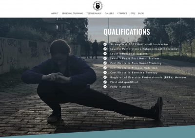 Personal Trainer Website